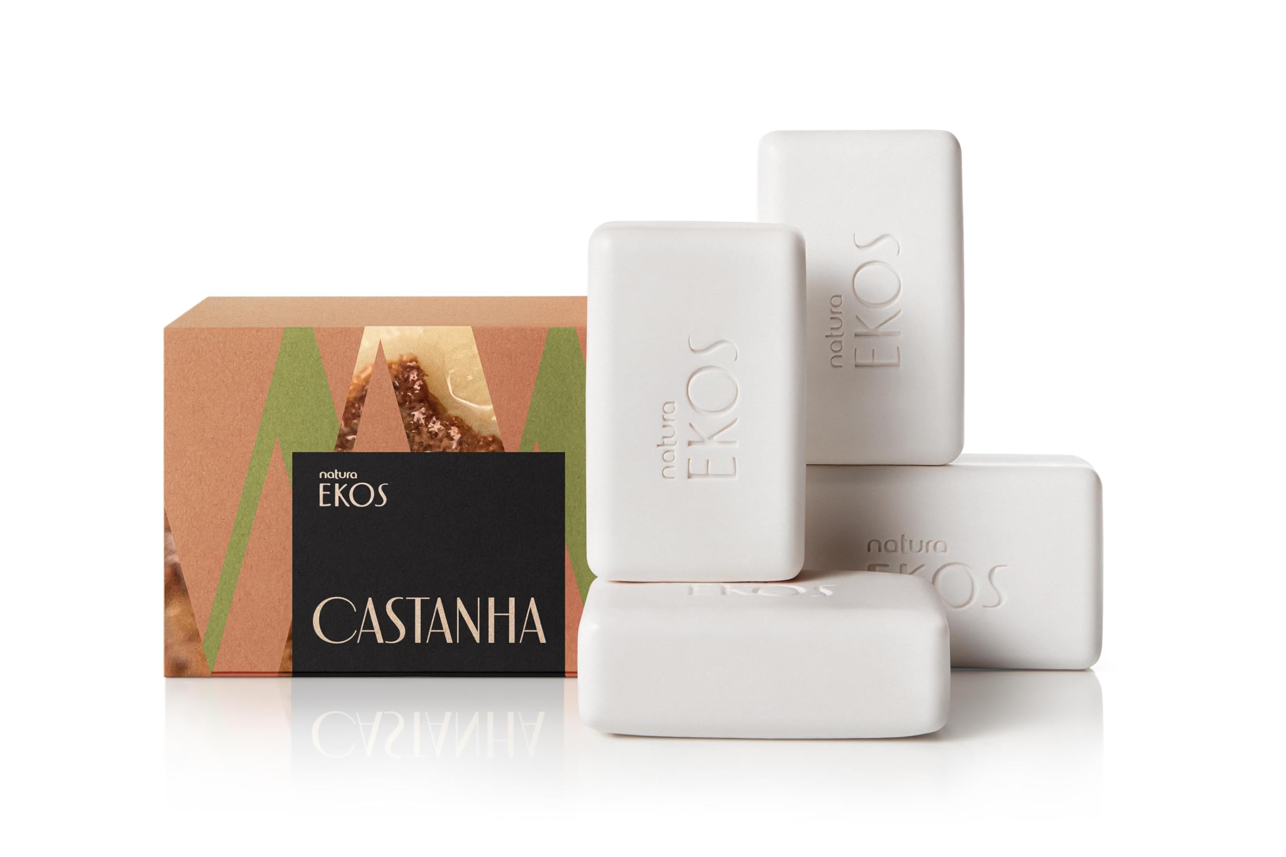 Foto 1 | Set De Jabón Natura Ekos Castanha (nuez De Brasil) Cremoso 4x100 G - Venta Internacional.