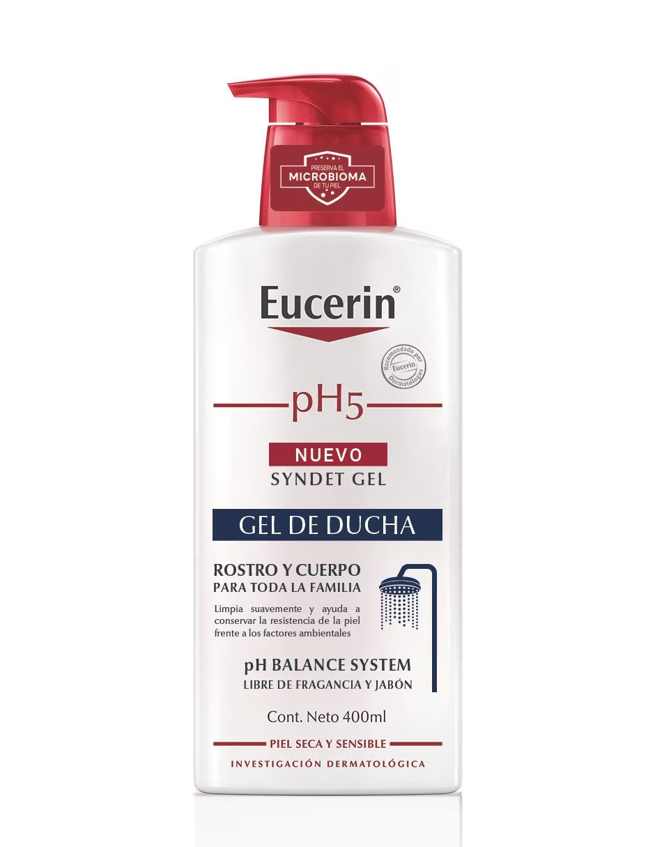Foto 3 pulgar | Eucerin Ph5 Syndet Gel  + Termo De Agua De Regalo Güish