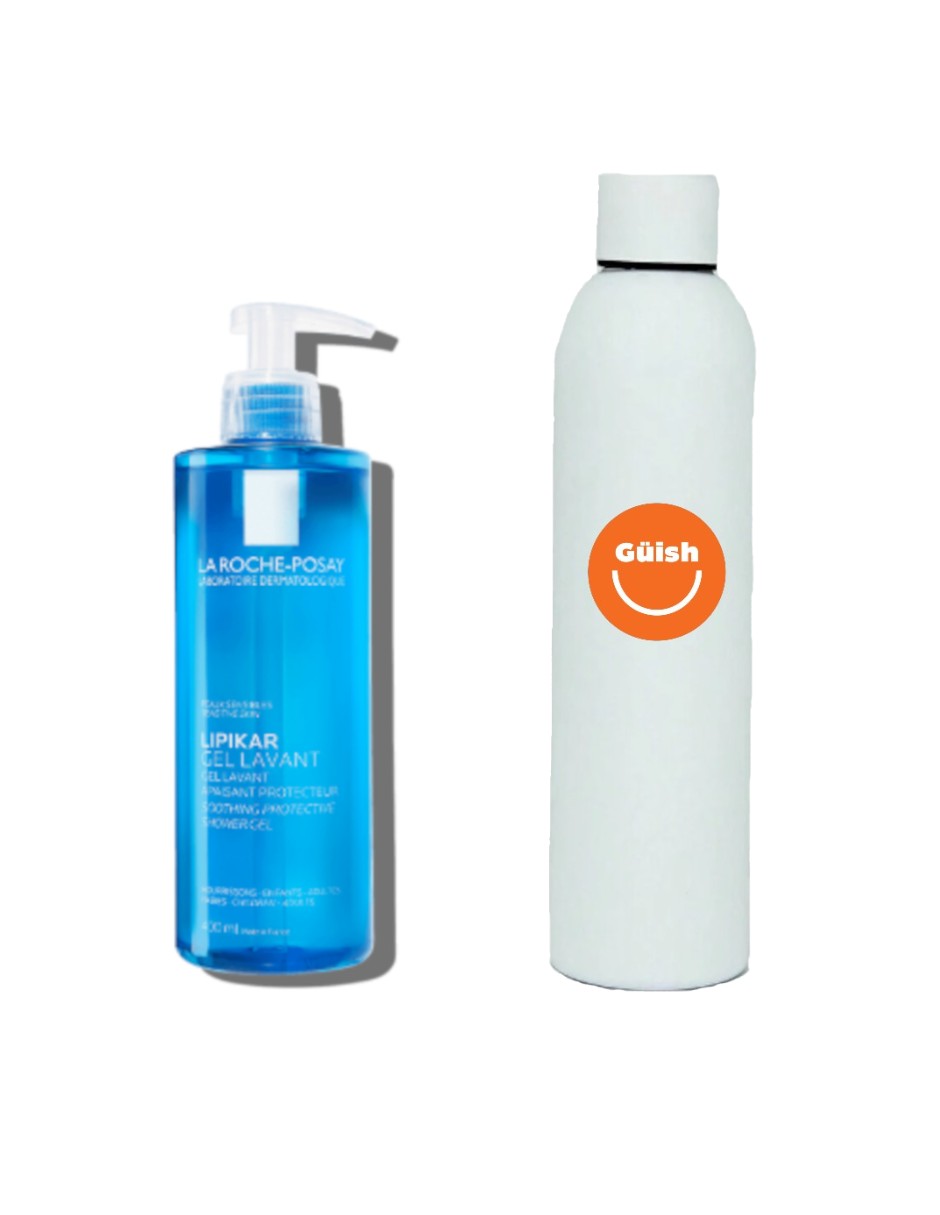 Foto 2 pulgar | Gel Limpiador La Roche Posay Corporal  + Termo De Agua De Regalo Güish