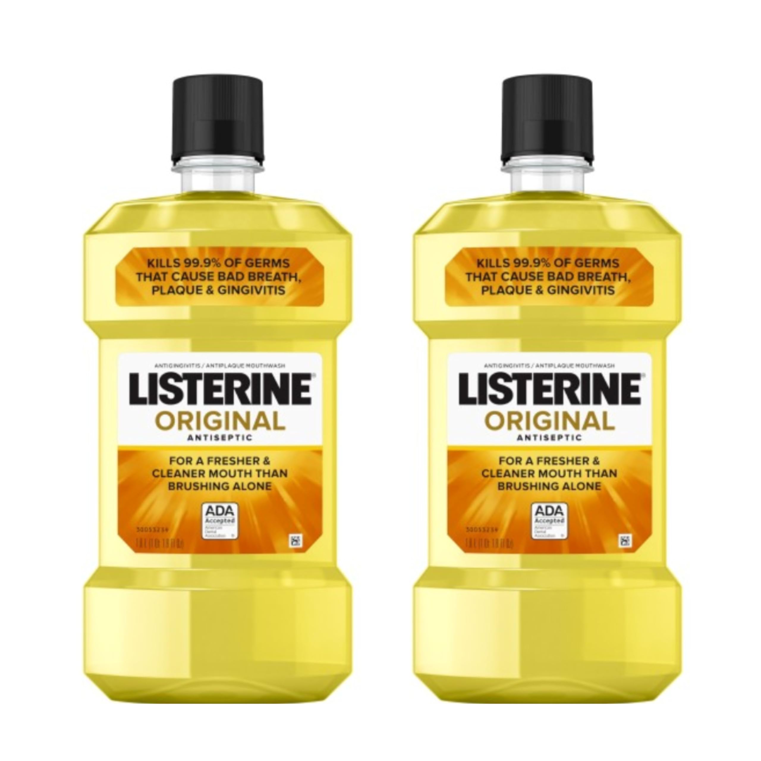 Foto 1 | Enjuague Bucal Listerine Original, Antiséptico, 1 Litro, Paquete Doble - Venta Internacional.