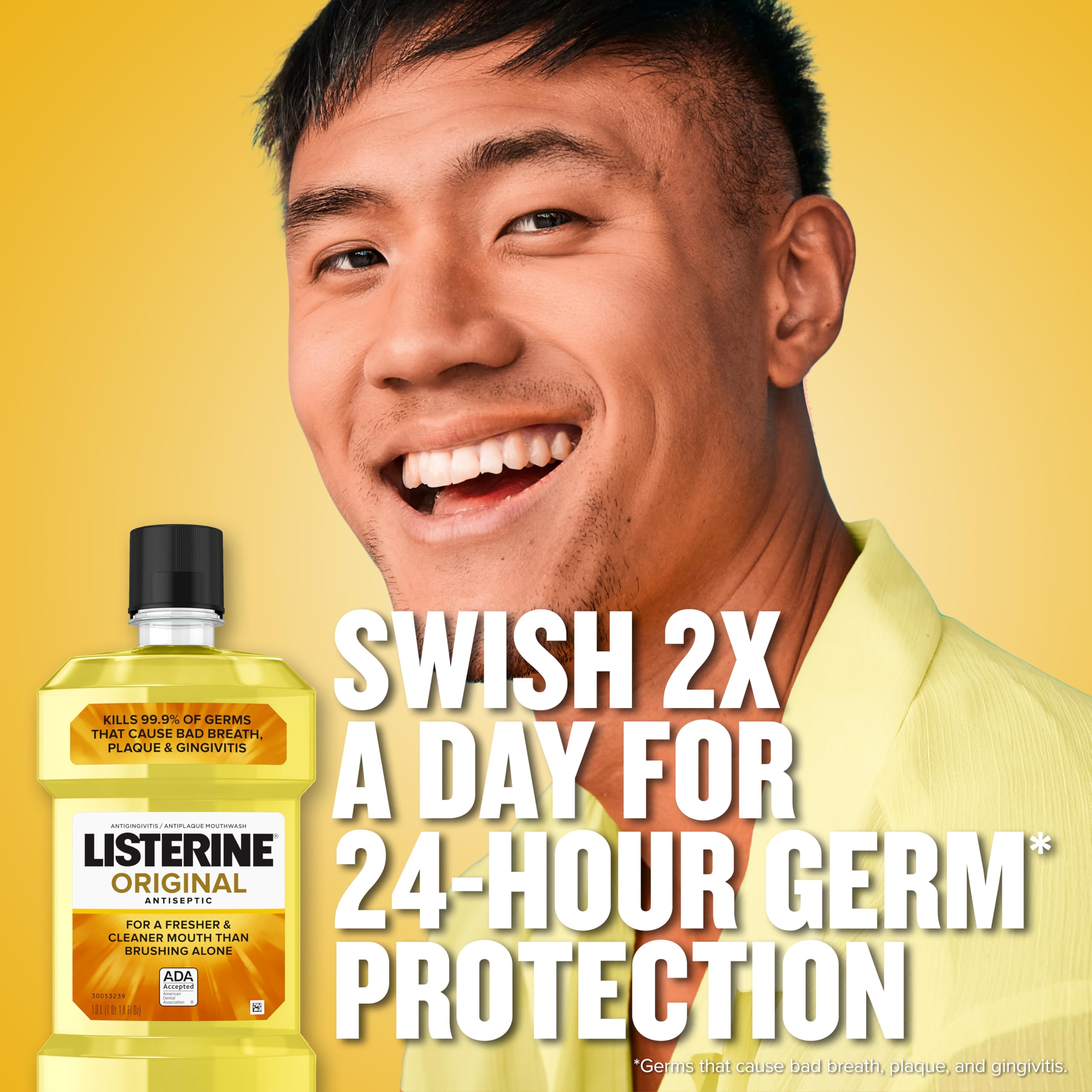 Foto 4 | Enjuague Bucal Listerine Original, Antiséptico, 1 Litro, Paquete Doble - Venta Internacional.