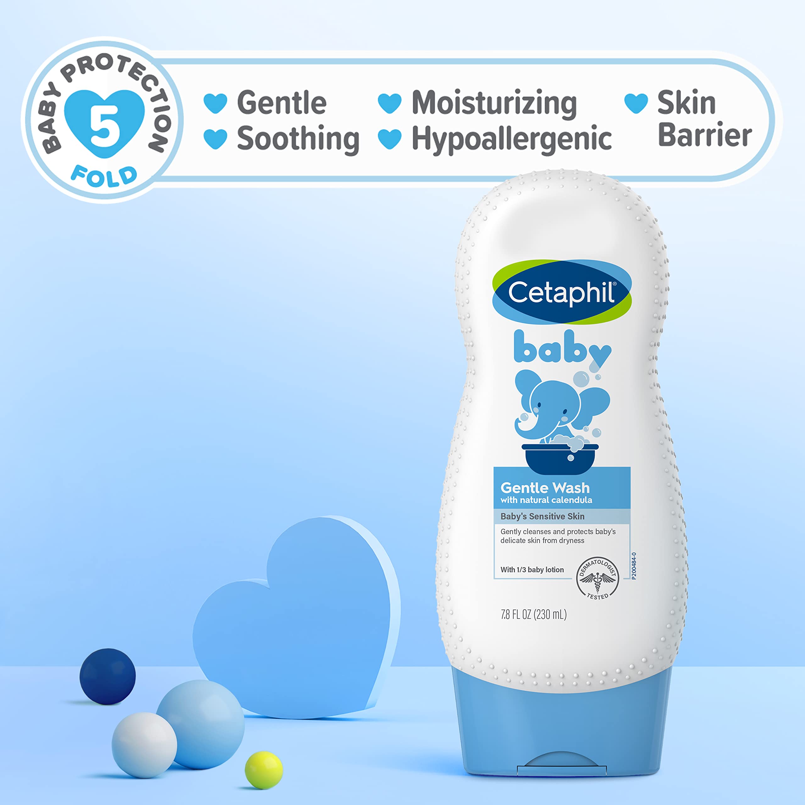 Foto 8 pulgar | Gel De Baño Cetaphil Baby With Half Baby Lotion 230 Ml - Venta Internacional.
