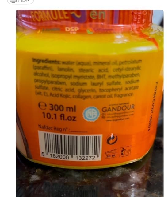 Foto 6 pulgar | Crema Natural De Zanahoria 300 Ml Y Jabón Para El Cuidado De La Piel - Venta Internacional.