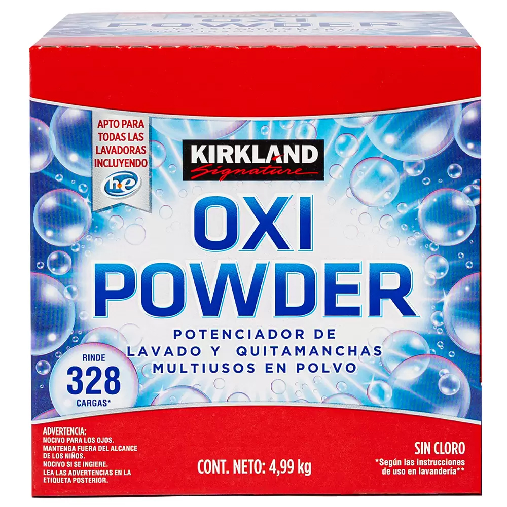 Jabón Multiusos Kirkland en Polvo Oxi Powder 4.9kg