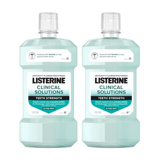 Foto 1 | Enjuague Bucal Listerine Clinical Solutions Teeth Strength, 1 L X 2 - Venta Internacional.