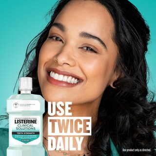 Foto 5 | Enjuague Bucal Listerine Clinical Solutions Teeth Strength, 1 L X 2 - Venta Internacional.