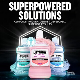 Foto 6 | Enjuague Bucal Listerine Clinical Solutions Teeth Strength, 1 L X 2 - Venta Internacional.