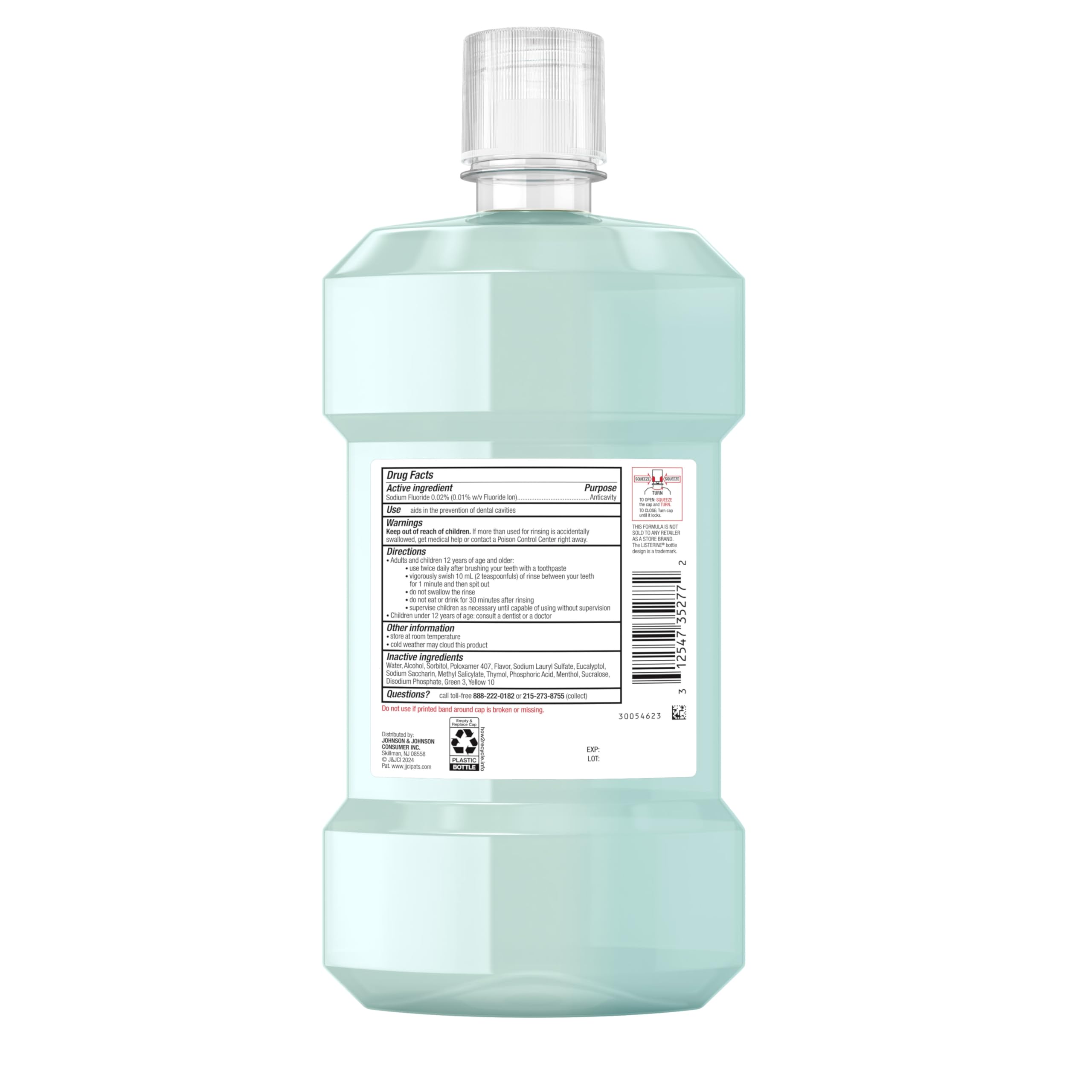 Foto 8 pulgar | Enjuague Bucal Listerine Clinical Solutions Teeth Strength, 1 L X 2 - Venta Internacional.