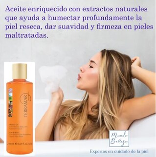 Foto 3 | Gel de Baño Terramar con Almendras y Algas 245 ml