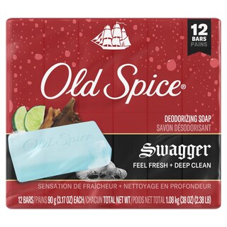 Foto 1 | Jabón En Barra Old Spice Swagger Para Hombre 93,8 Ml (12 Barras En Total) - Venta Internacional.