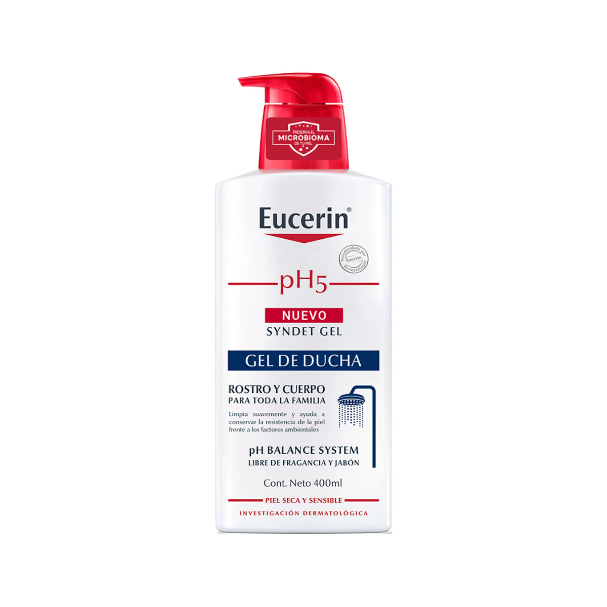 Foto 2 pulgar | Gel Corporal Eucerin De Ducha 400ml
