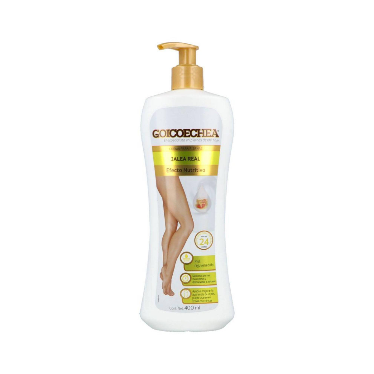 Foto 2 pulgar | Crema Corporal Goicoechea Jalea Real Efecto Nutritivo 400 ml