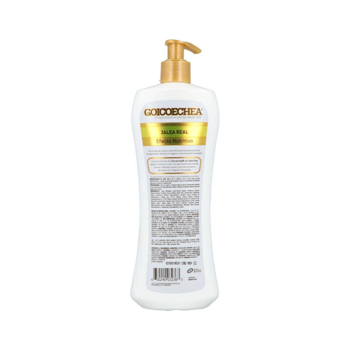 Foto 4 pulgar | Crema Corporal Goicoechea Jalea Real Efecto Nutritivo 400 ml