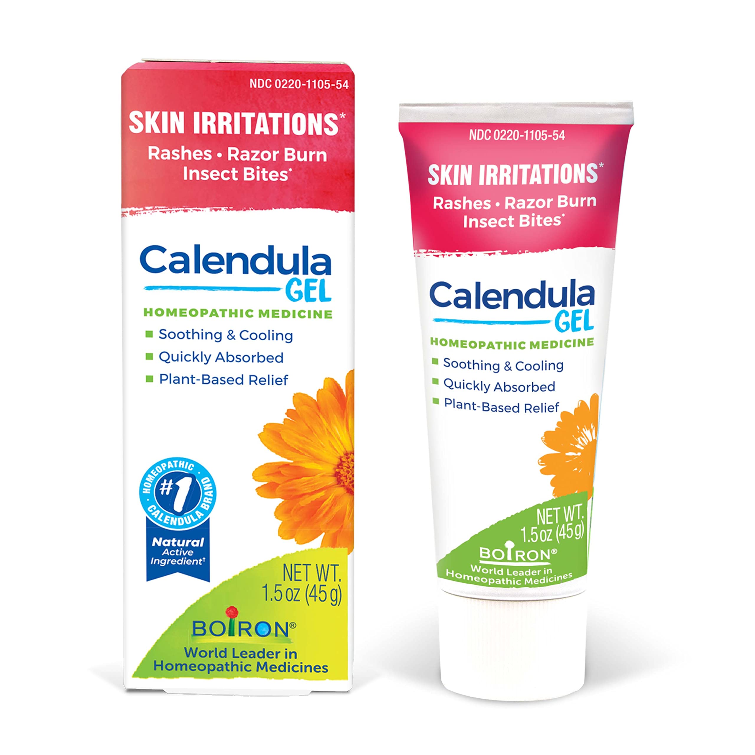 Gel De Caléndula, Boiron, Alivia Las Erupciones Cutáneas, Quemaduras Por Navaja, Picaduras De Insectos - Venta In