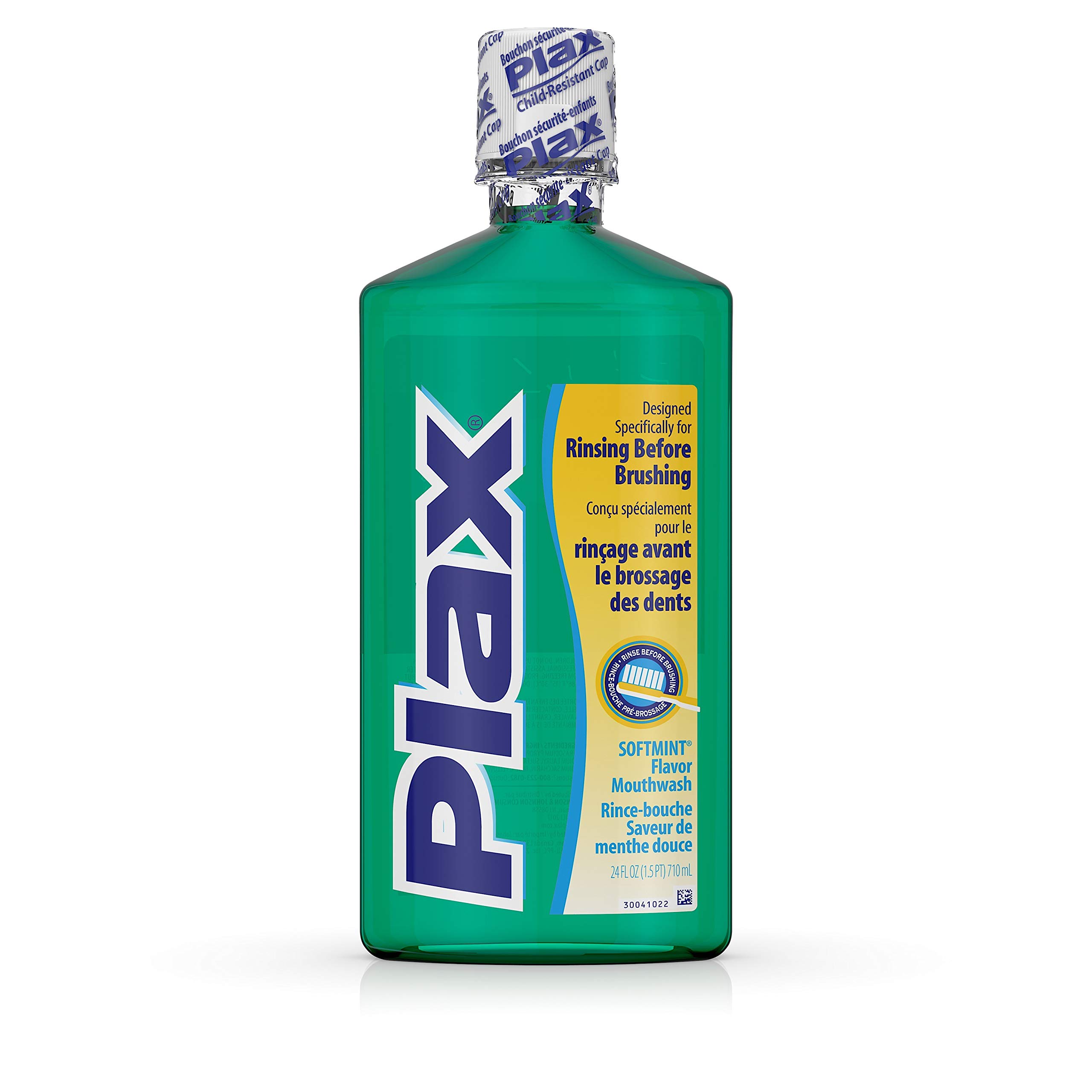 Enjuague Dental Plax Advanced, Precepillado, Menta Suave, 720 Ml - Venta Internacional.