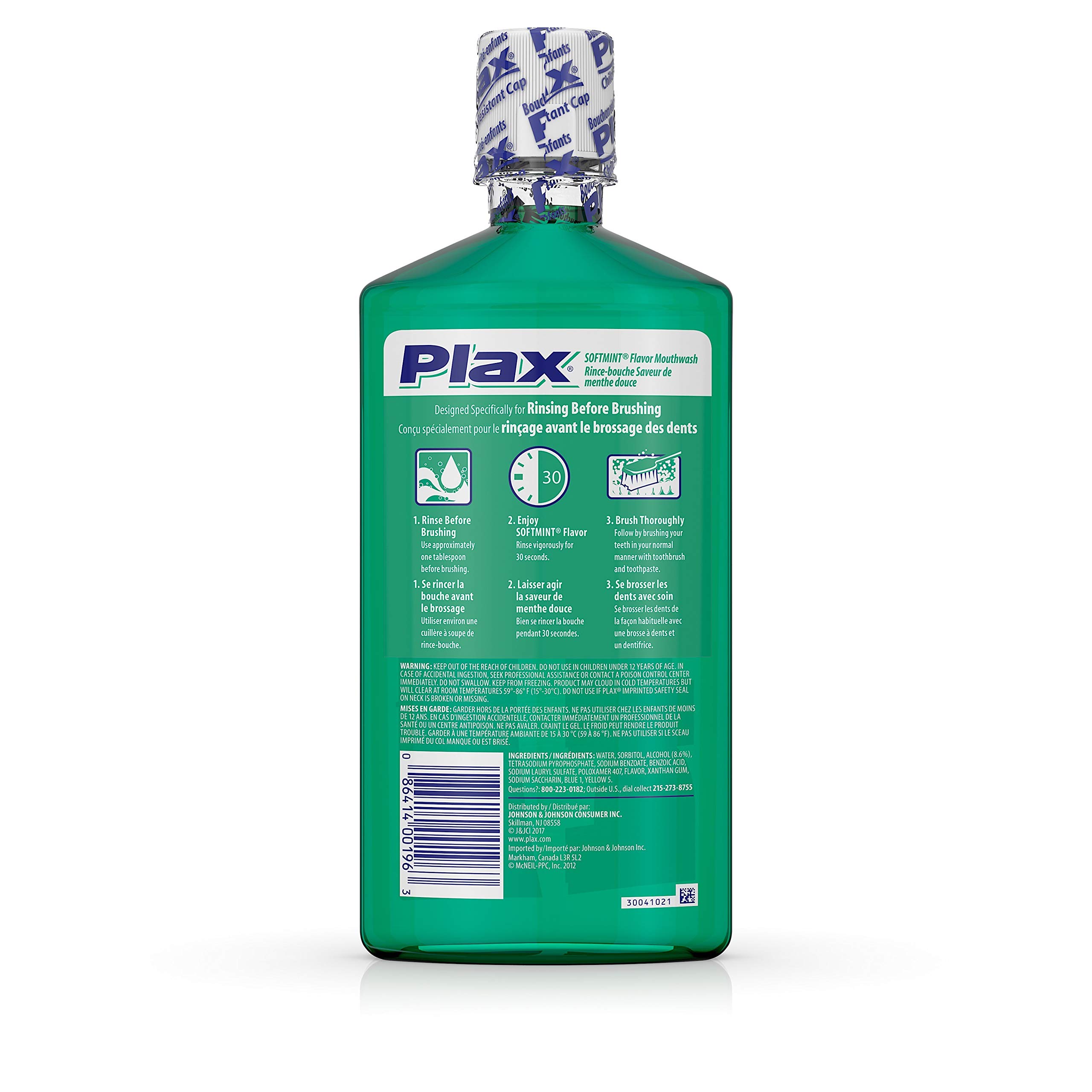Foto 7 pulgar | Enjuague Dental Plax Advanced, Precepillado, Menta Suave, 720 Ml - Venta Internacional.