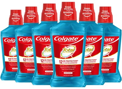 Foto 1 | Enjuague Bucal Colgate Total Pro-shield Sin Alcohol, 500 Ml (paquete De 6) - Venta Internacional.