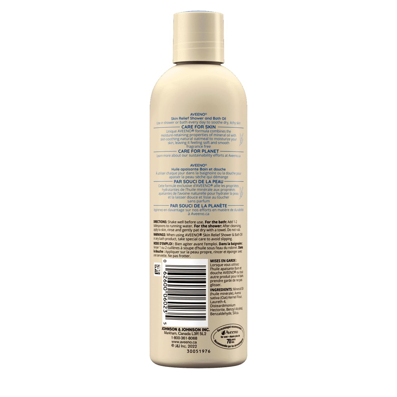 Foto 3 pulgar | Aceite De Ducha Y Baño Aveeno Skin Relief 300 Ml 3 Botellas - Venta Internacional.