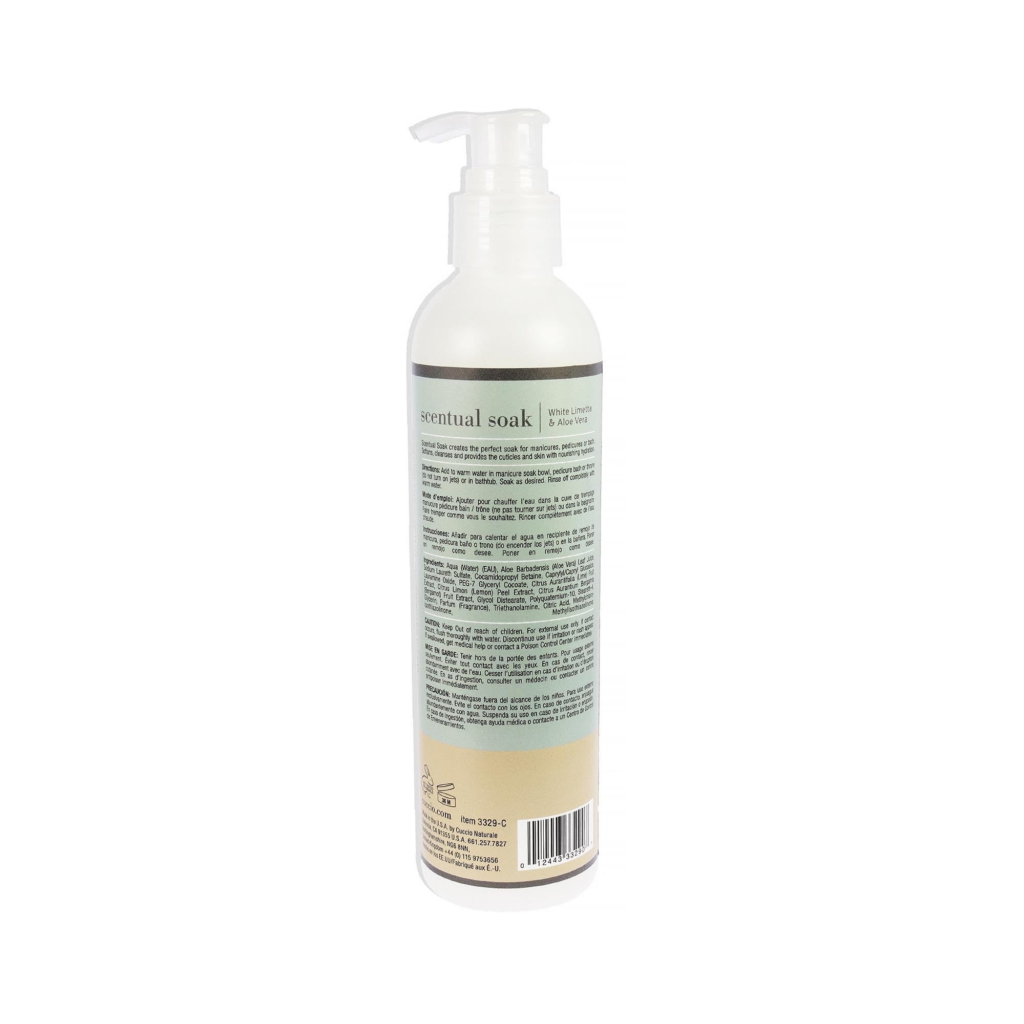 Foto 3 pulgar | Jabón Líquido Cremoso Soak Cuccio Naturale Scentual, 240 Ml - Venta Internacional.
