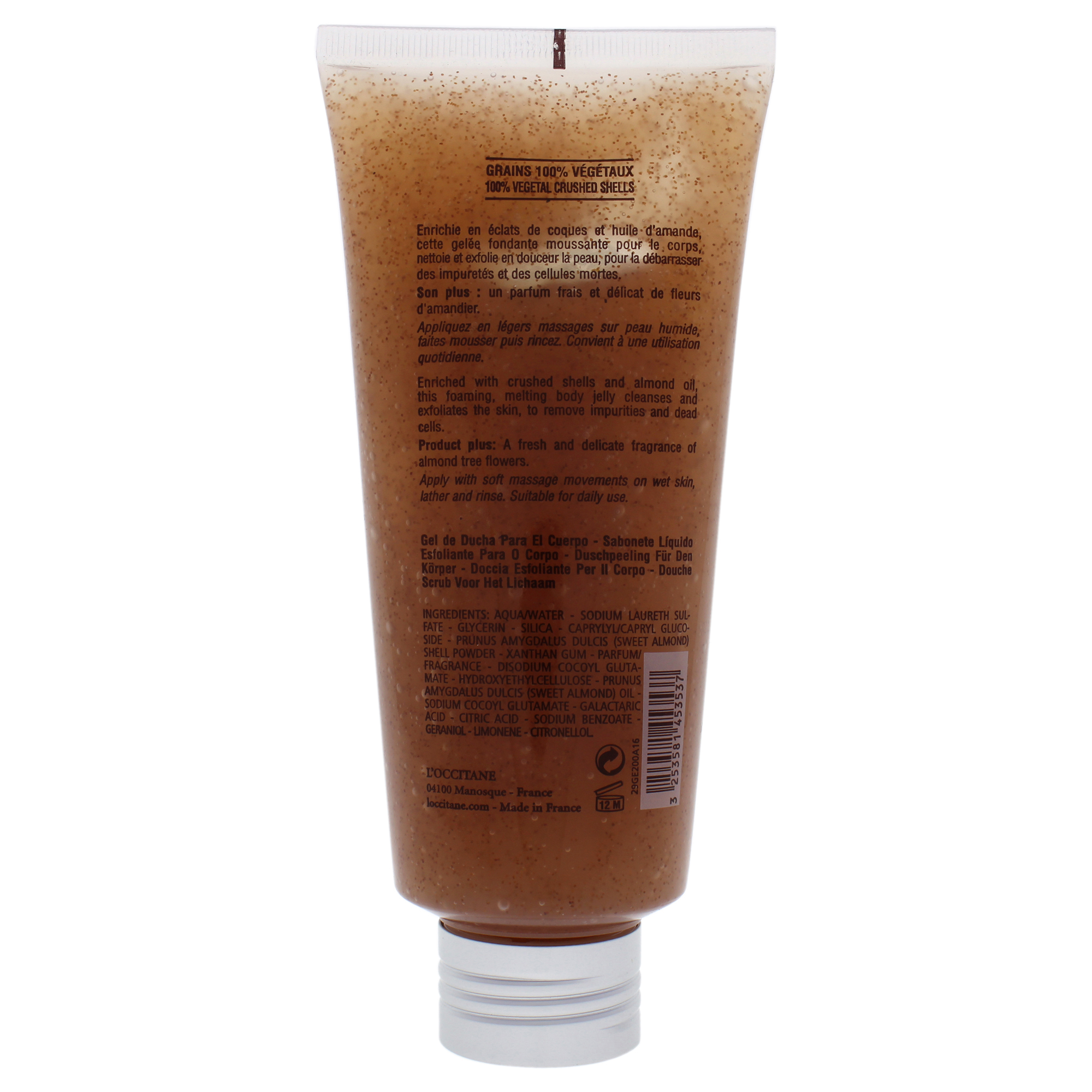 Foto 2 | Exfoliante De Ducha Loccitane Almond Con Aceite De Almendras, 200 Ml, Unisex - Venta Internacional.
