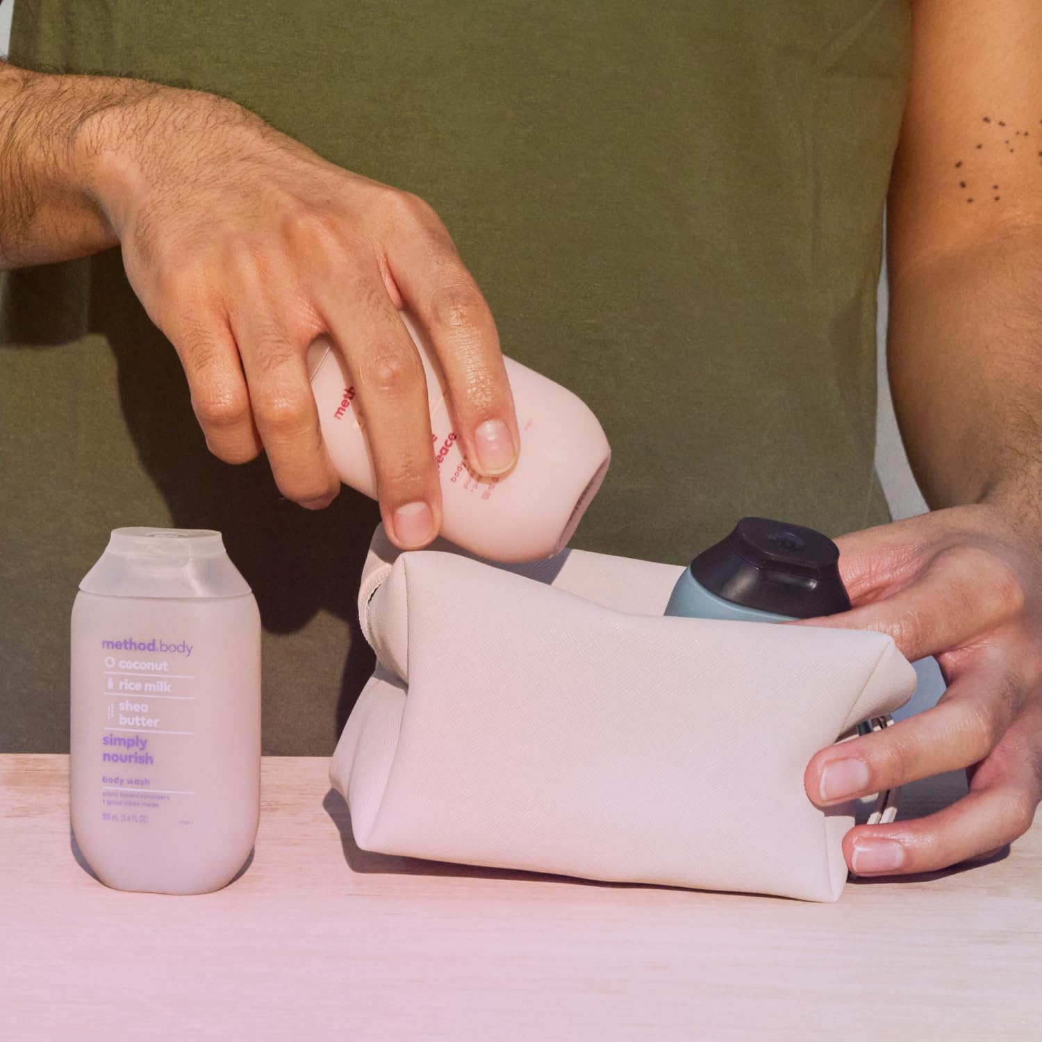 Foto 6 pulgar | Set De Gel De Baño De Regalo Method Pure Peace Simply Nourish Sea Surf - Venta Internacional.