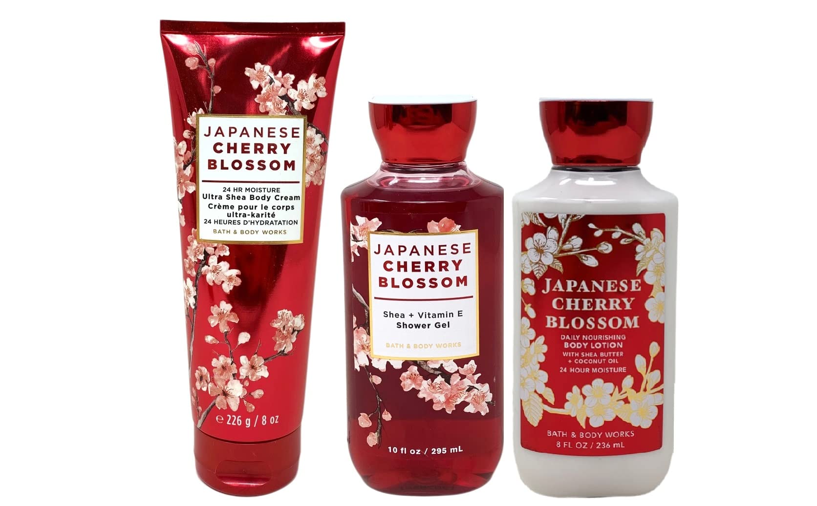 Foto 2 pulgar | Set De Regalo Bath & Body Works Japanese Cherry Blossom, 3 Piezas - Venta Internacional.