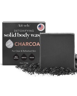 Foto 1 | Jabón En Barra Kitsch Charcoal, Desintoxicante Para La Piel, 120 Ml, Vegano - Venta Internacional.