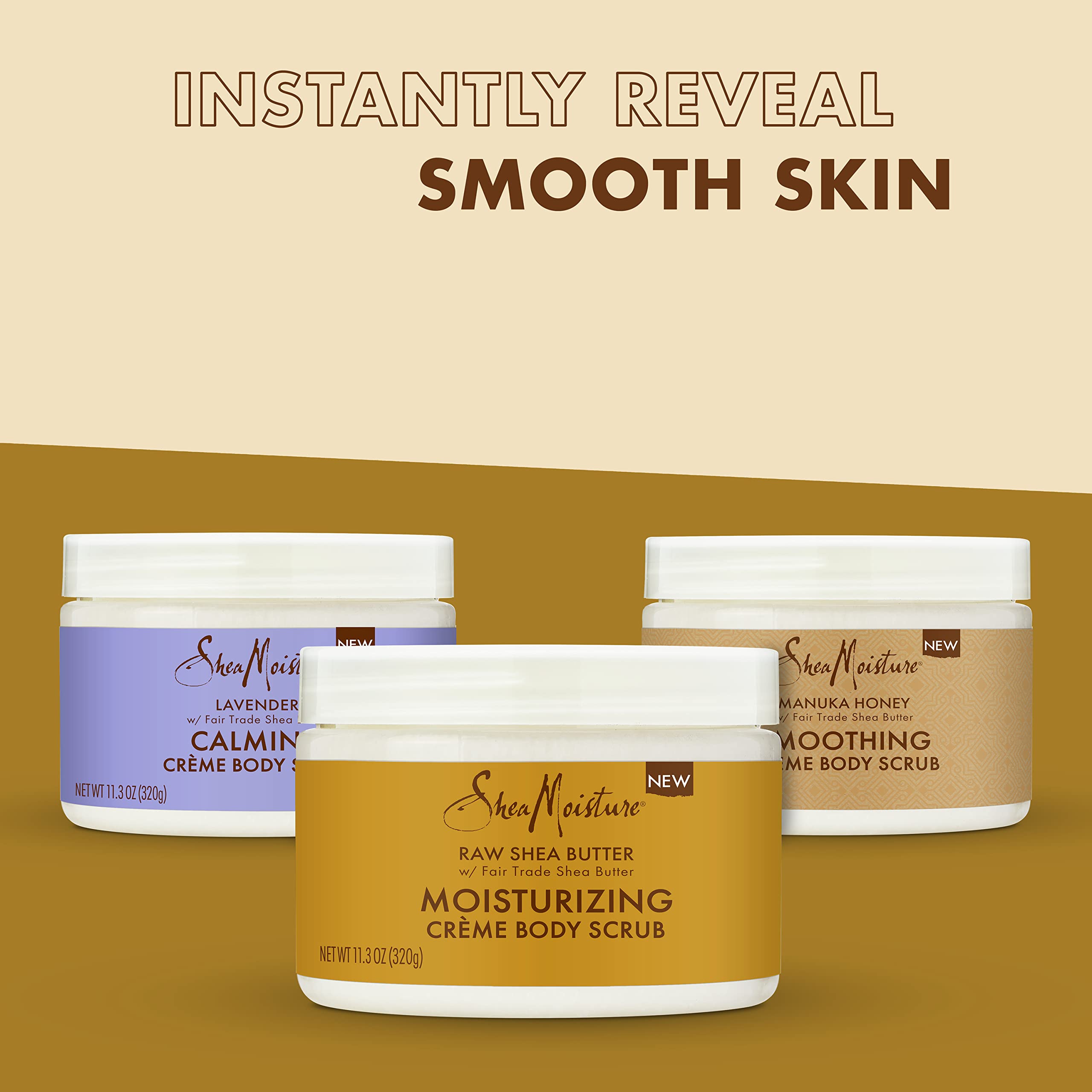 Foto 3 | Exfoliante Corporal Sheamoisture, Manteca De Karité Cruda De Comercio Justo, 330 Ml - Venta Internacional.