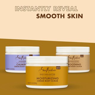 Foto 3 | Exfoliante Corporal Sheamoisture, Manteca De Karité Cruda De Comercio Justo, 330 Ml - Venta Internacional.