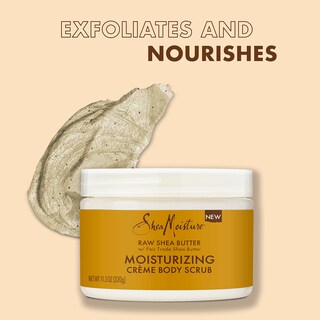 Foto 4 | Exfoliante Corporal Sheamoisture, Manteca De Karité Cruda De Comercio Justo, 330 Ml - Venta Internacional.