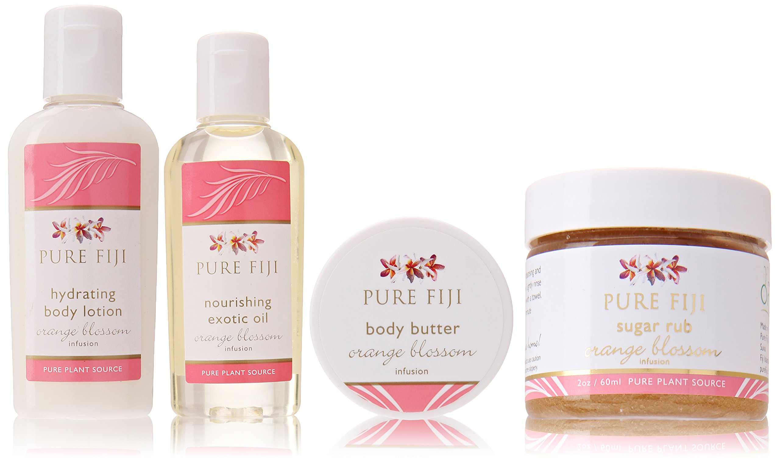 Foto 2 pulgar | Body Gift Box Con Aroma Puro De Azahar De Fiji, Juego De 4 Piezas - Venta Internacional.