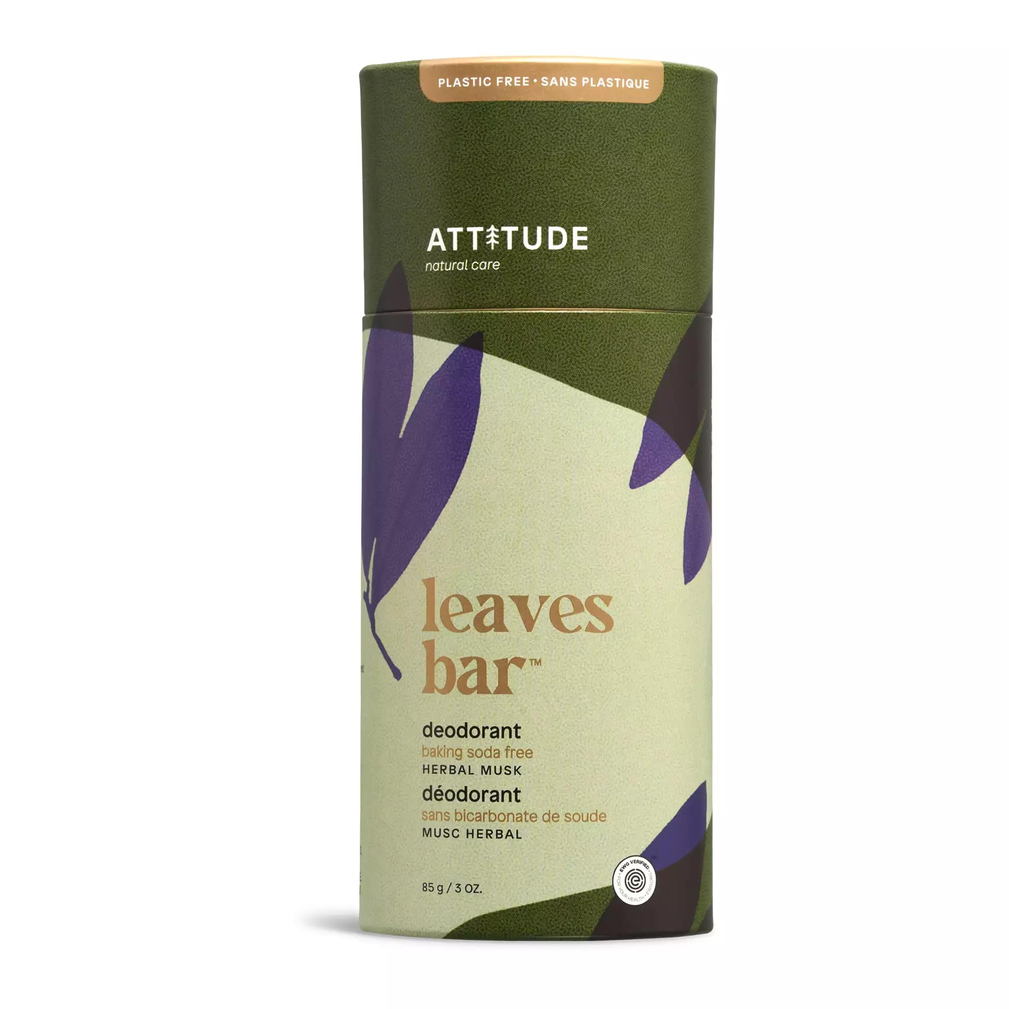 Foto 2 pulgar | Desodorante Attitude Hierbas Almizcle Sin Plástico 90 Ml - Venta Internacional.