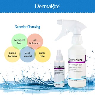 Foto 2 | Limpiador De Heridas Dermarite Dermaklenz, Sin Enjuague, 240 Ml, Paquete De 2 - Venta Internacional.
