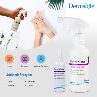 Foto 3 | Limpiador De Heridas Dermarite Dermaklenz, Sin Enjuague, 240 Ml, Paquete De 2 - Venta Internacional.
