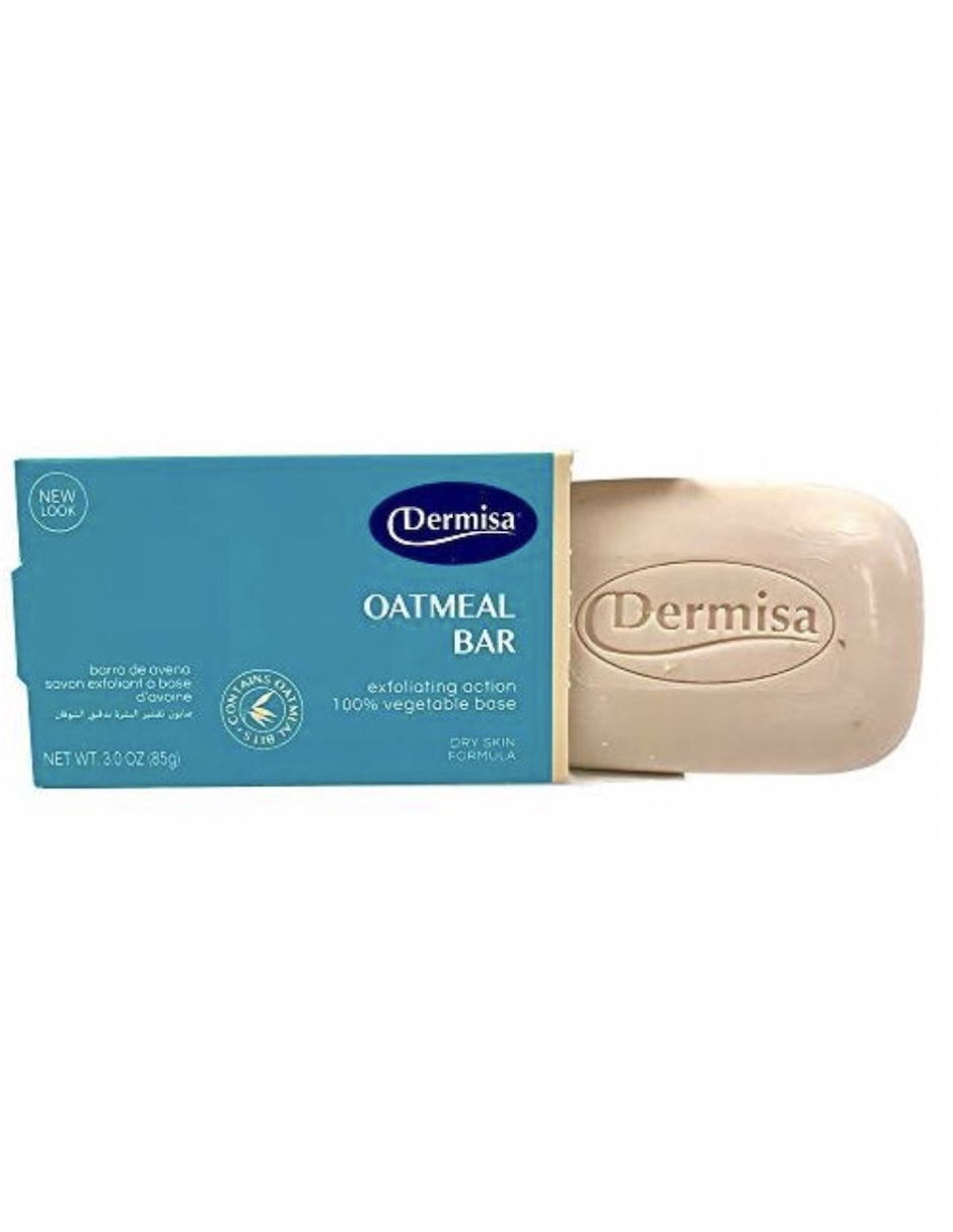 Foto 2 | Dermisa Jabón Exfoliante De Avena Para Piel Seca 85 Gr
