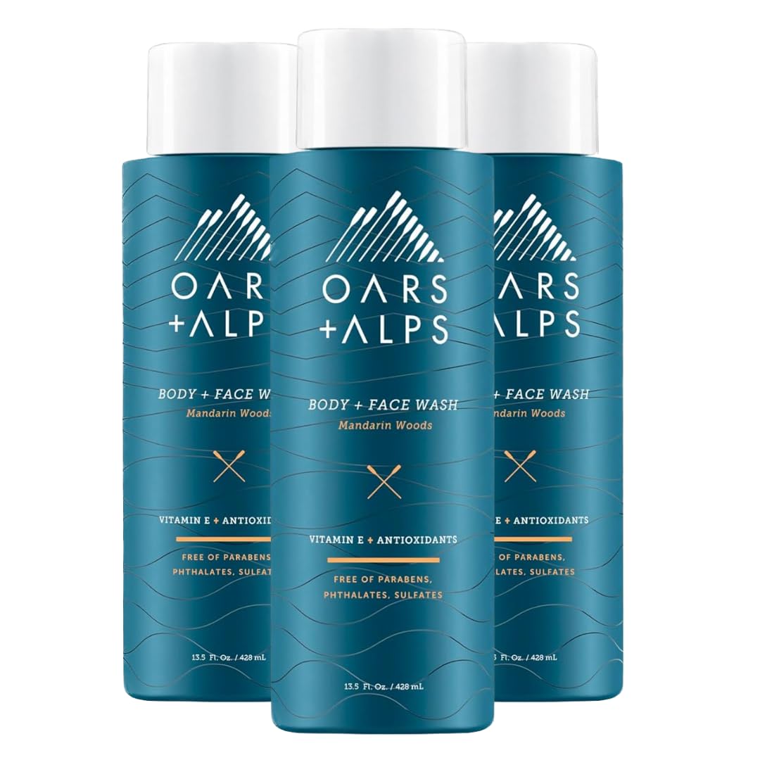 Foto 2 pulgar | Jabón Hidratante Corporal Y Facial Oars + Alps Para Hombre, 400 Ml, Paquete De 3 - Venta Internacional.