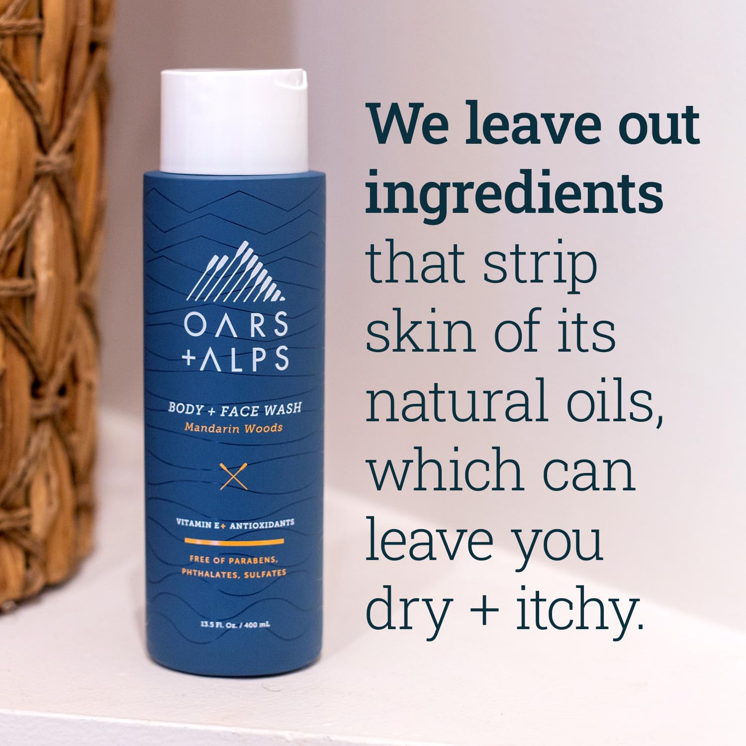 Foto 3 pulgar | Gel De Baño Corporal Y Facial Oars + Alps Hidratante Para Hombre, 400 Ml - Venta Internacional.