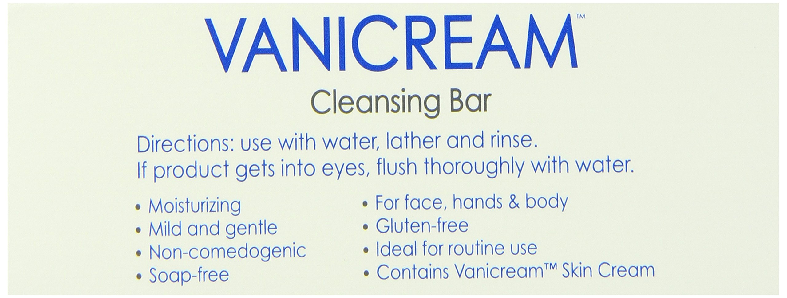 Foto 2 | Barra Limpiadora Vanicream Sin Fragancia, 110 Ml (paquete De 3) - Venta Internacional.