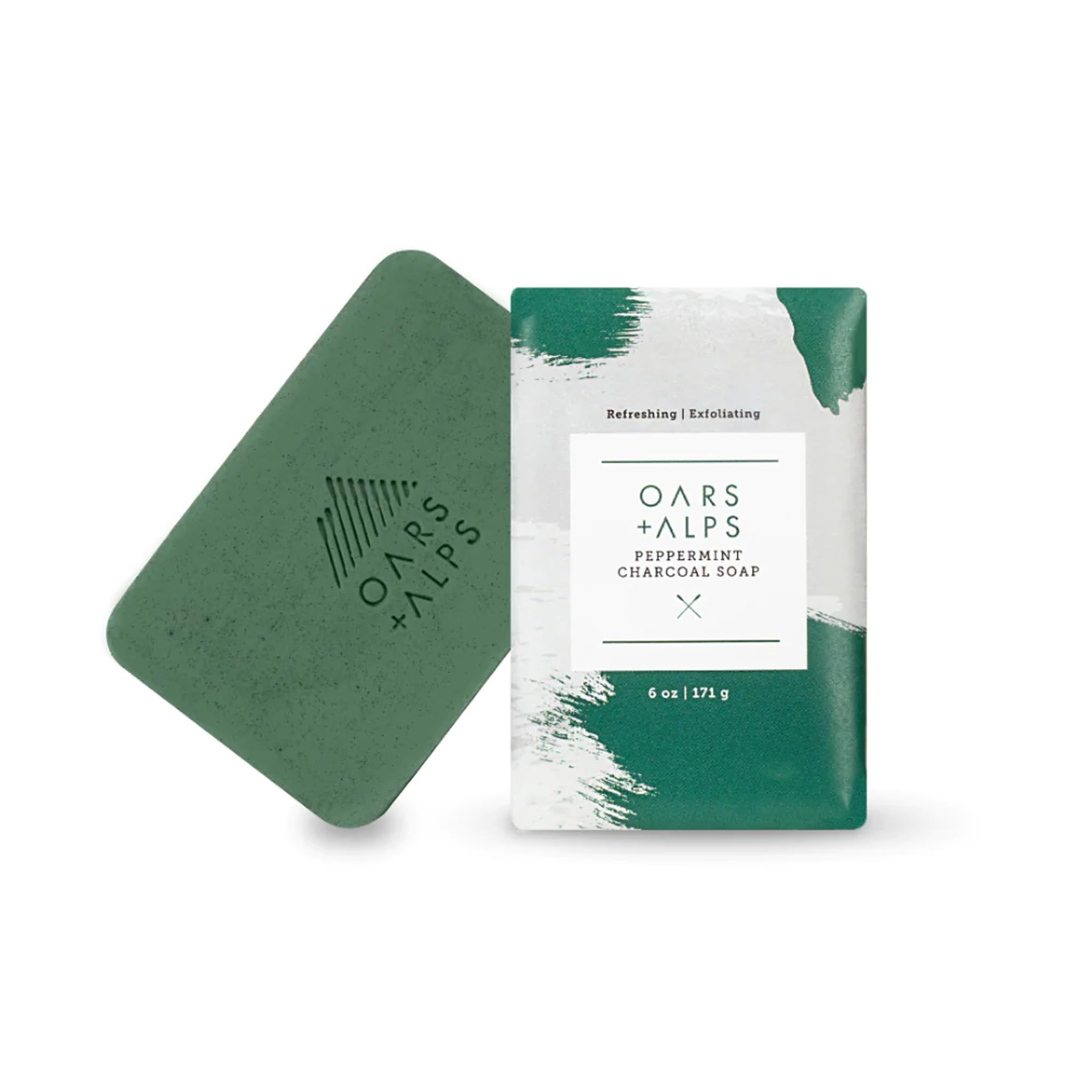 Foto 2 pulgar | Jabón Exfoliante Oars + Alps Con Carbón De Menta, 180 Ml - Venta Internacional.