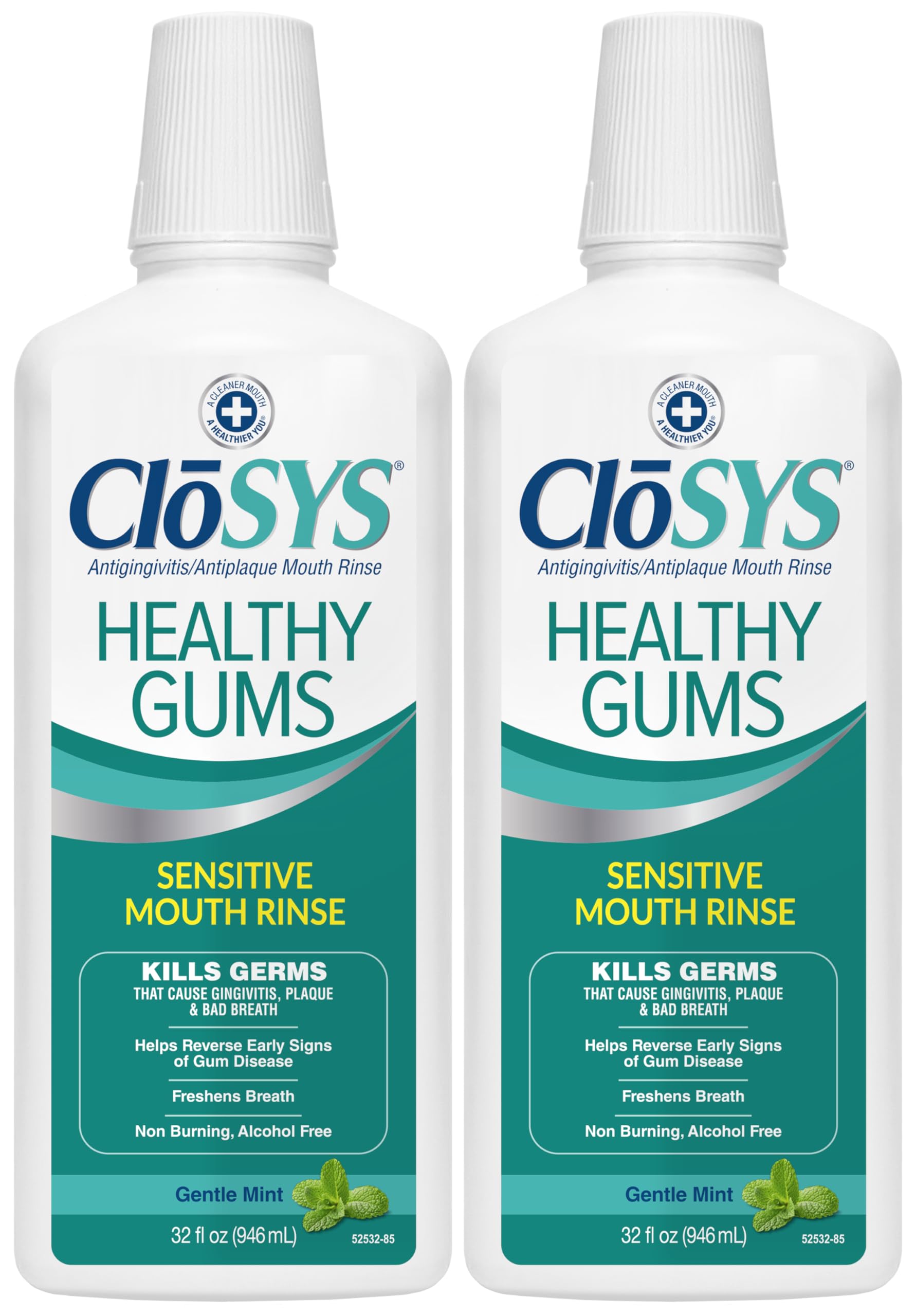 Foto 2 pulgar | Enjuague Bucal Closys Healthy Gums Antiplaca 946 Ml (paquete Doble) - Venta Internacional.