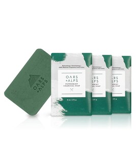 Foto 1 | Carbón Exfoliante De Menta Soap Oars + Alps, 180 Ml, Paquete De 3 - Venta Internacional.