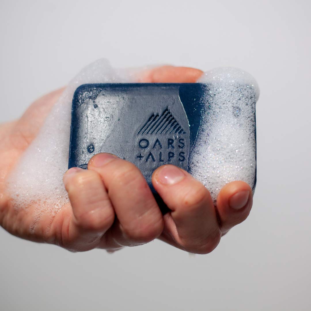 Foto 4 pulgar | Soap Oars + Alps Blue Charcoal Exfoliante Para Hombre, 180 Ml, Paquete De 6 - Venta Internacional.