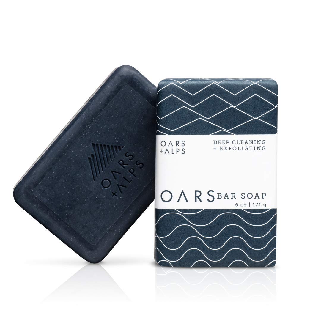 Foto 2 pulgar | Jabón En Barra Oars + Alps Blue Charcoal Exfoliante 180 Ml - Venta Internacional.
