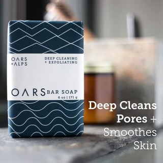 Foto 2 | Jabón En Barra Oars + Alps Blue Charcoal Exfoliante 180 Ml - Venta Internacional.