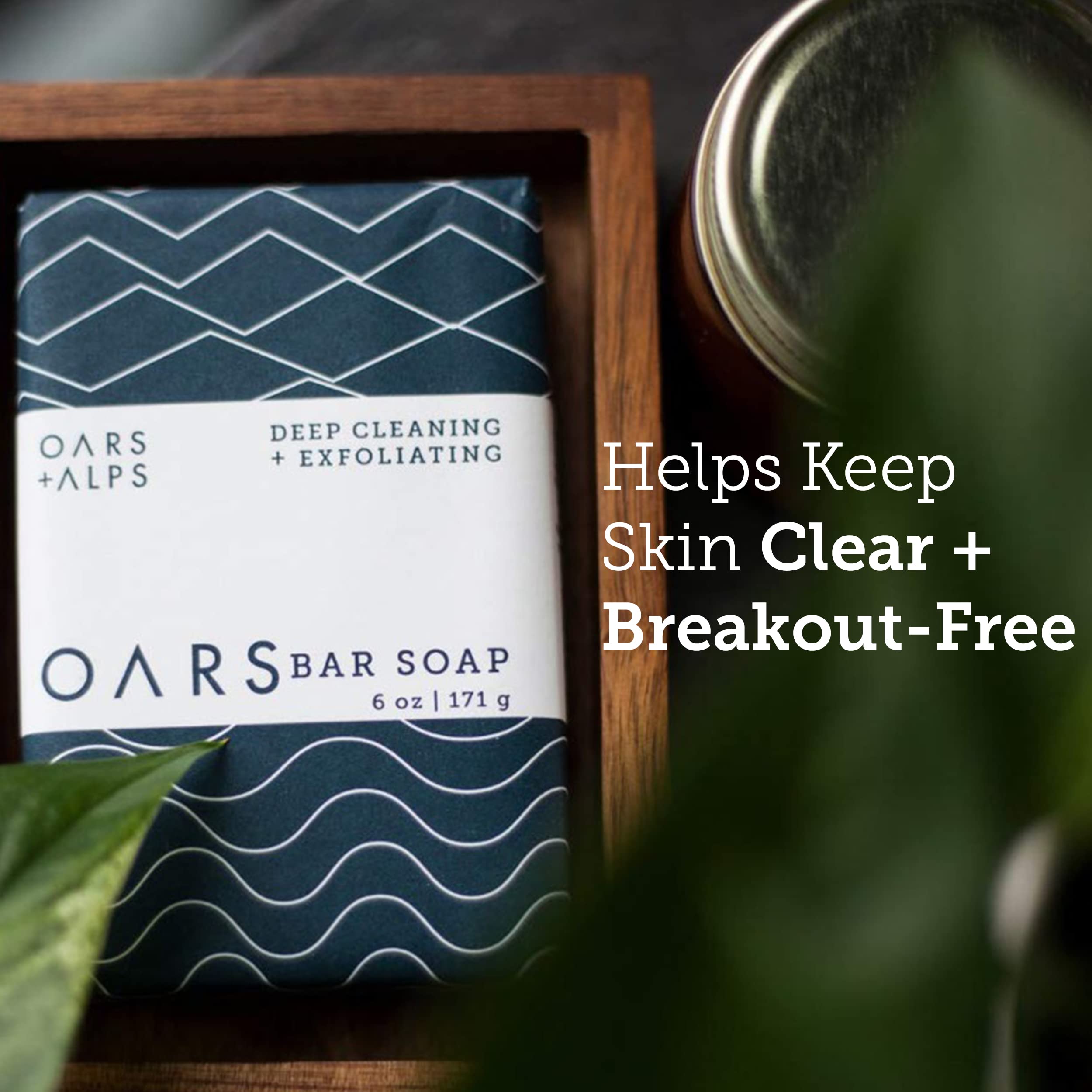 Foto 7 pulgar | Jabón En Barra Oars + Alps Blue Charcoal Exfoliante 180 Ml - Venta Internacional.