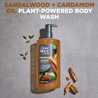 Foto 4 | Gel De Baño Dove Men+care Sandalwood Con Aceite De Cardamomo, 770 Ml - Venta Internacional.