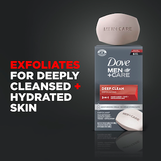 Foto 2 | Jabón En Barra Dove Men+care More Moisturizing Deep Clean 110 G X 6 - Venta Internacional.