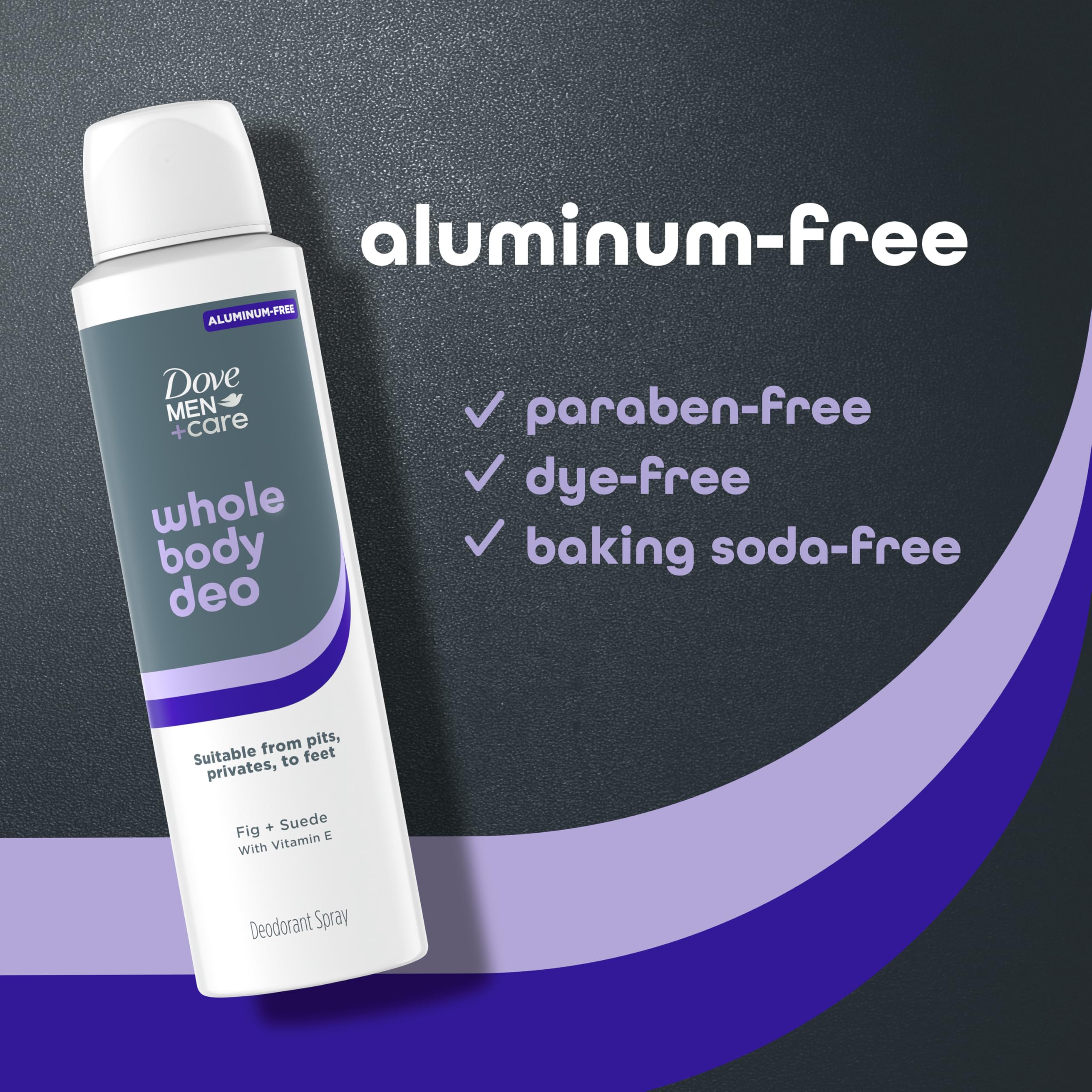 Foto 4 pulgar | Desodorante En Aerosol Dove Men+care Whole Body Fig & Suede, 120 Ml - Venta Internacional.