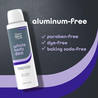 Foto 3 | Desodorante En Aerosol Dove Men+care Whole Body Fig & Suede, 120 Ml - Venta Internacional.