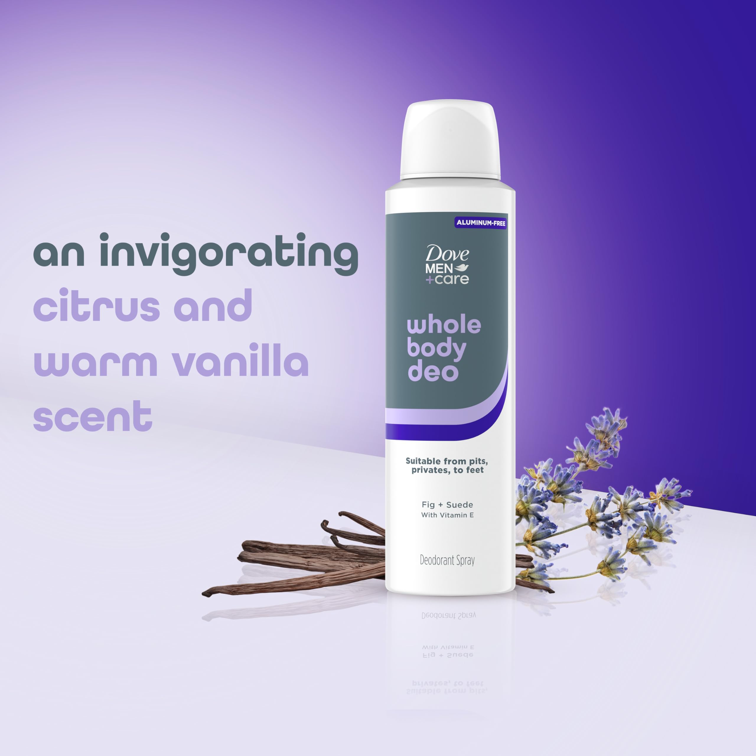 Foto 6 | Desodorante En Aerosol Dove Men+care Whole Body Fig & Suede, 120 Ml - Venta Internacional.